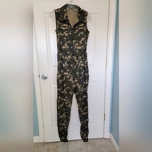 Curtain Call "Now You See Me" army jumpsuit dance costume